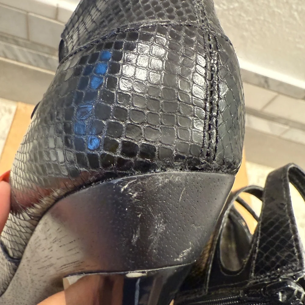 French Connection platform heels black‎